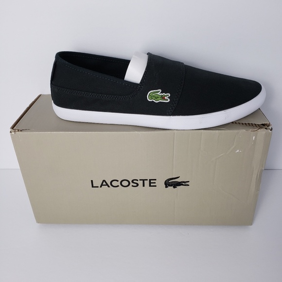 Lacoste Other - Lacoste Mens Marice 7.5 black canvas shoes